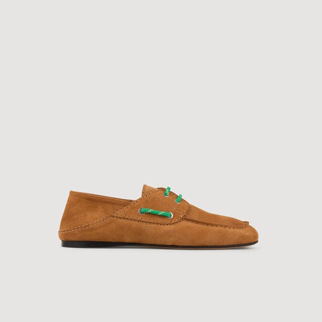 Mokassins aus Veloursleder