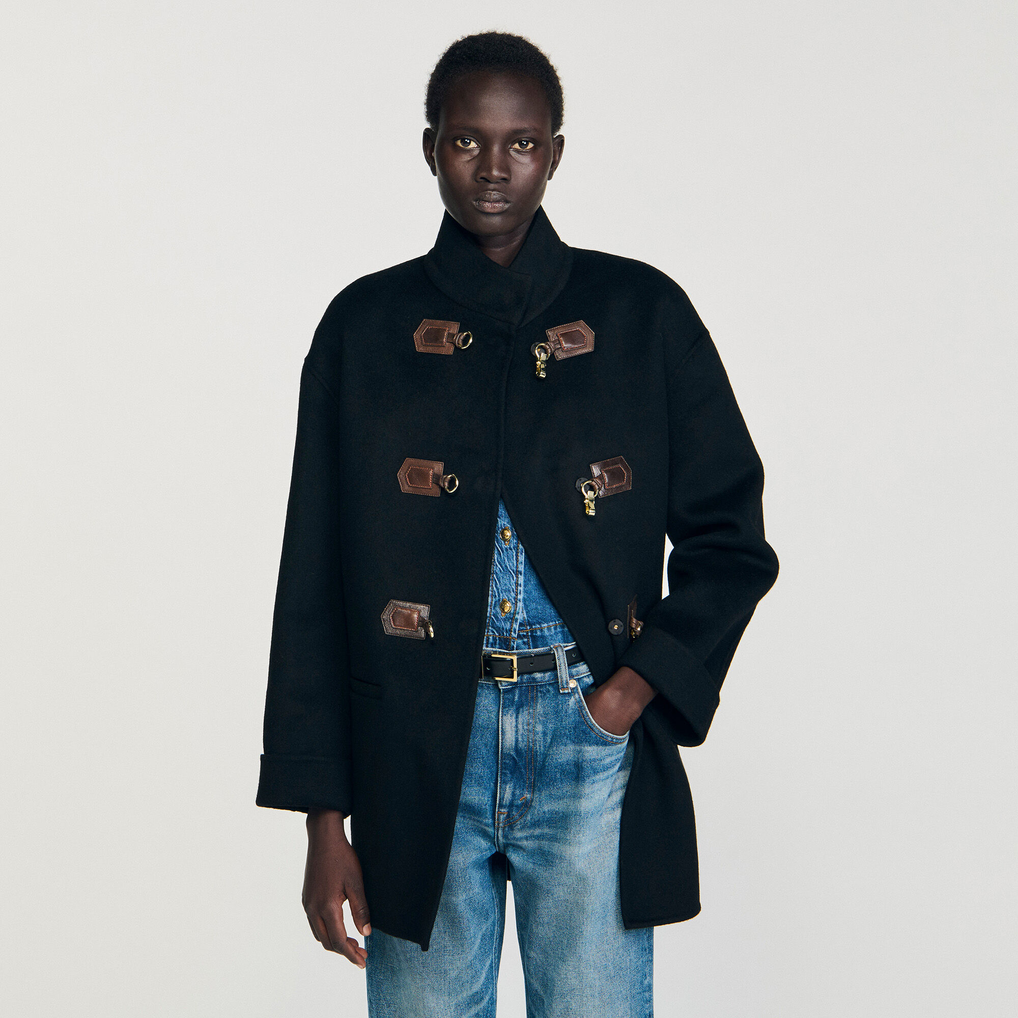 Oversized pea coat