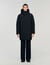Hooded parka with zip