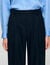Pantalon à rayures strassées