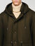 Hooded wool parka