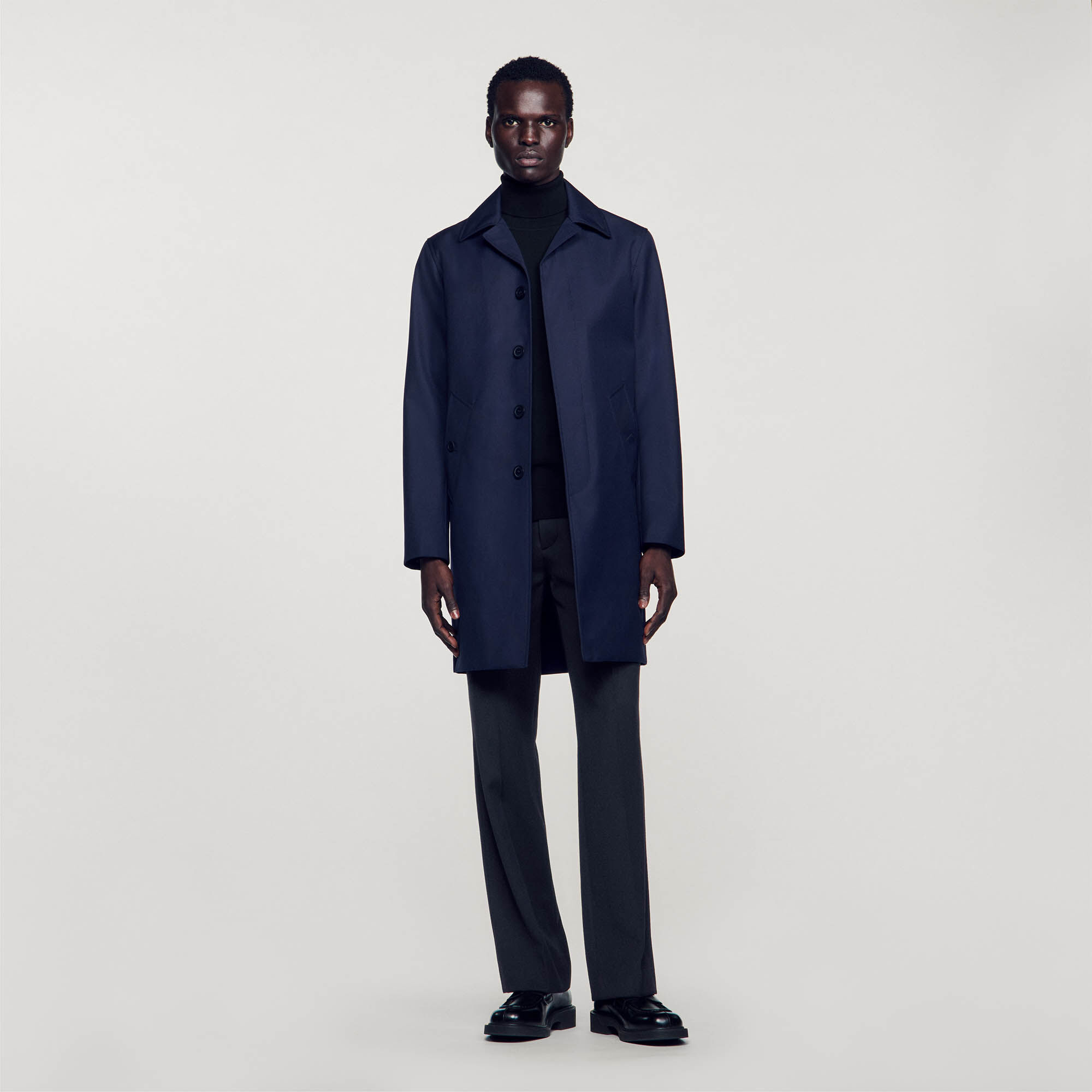 Imperméable mac en tissu technique 