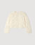 Cropped sequinned cotton jacket