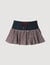 Checked skort