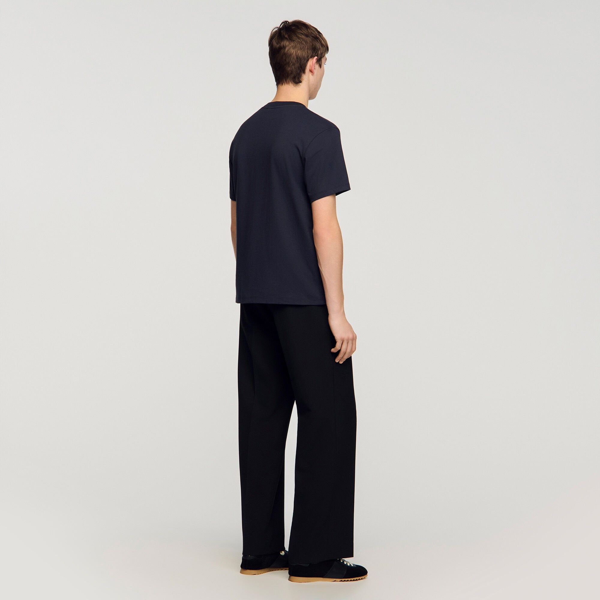 T-shirt with double S patch