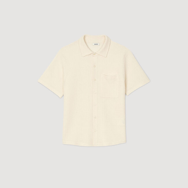 Chemise en nid d'abeille