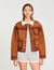 Blouson en suède