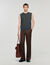 Pantalon large en laine