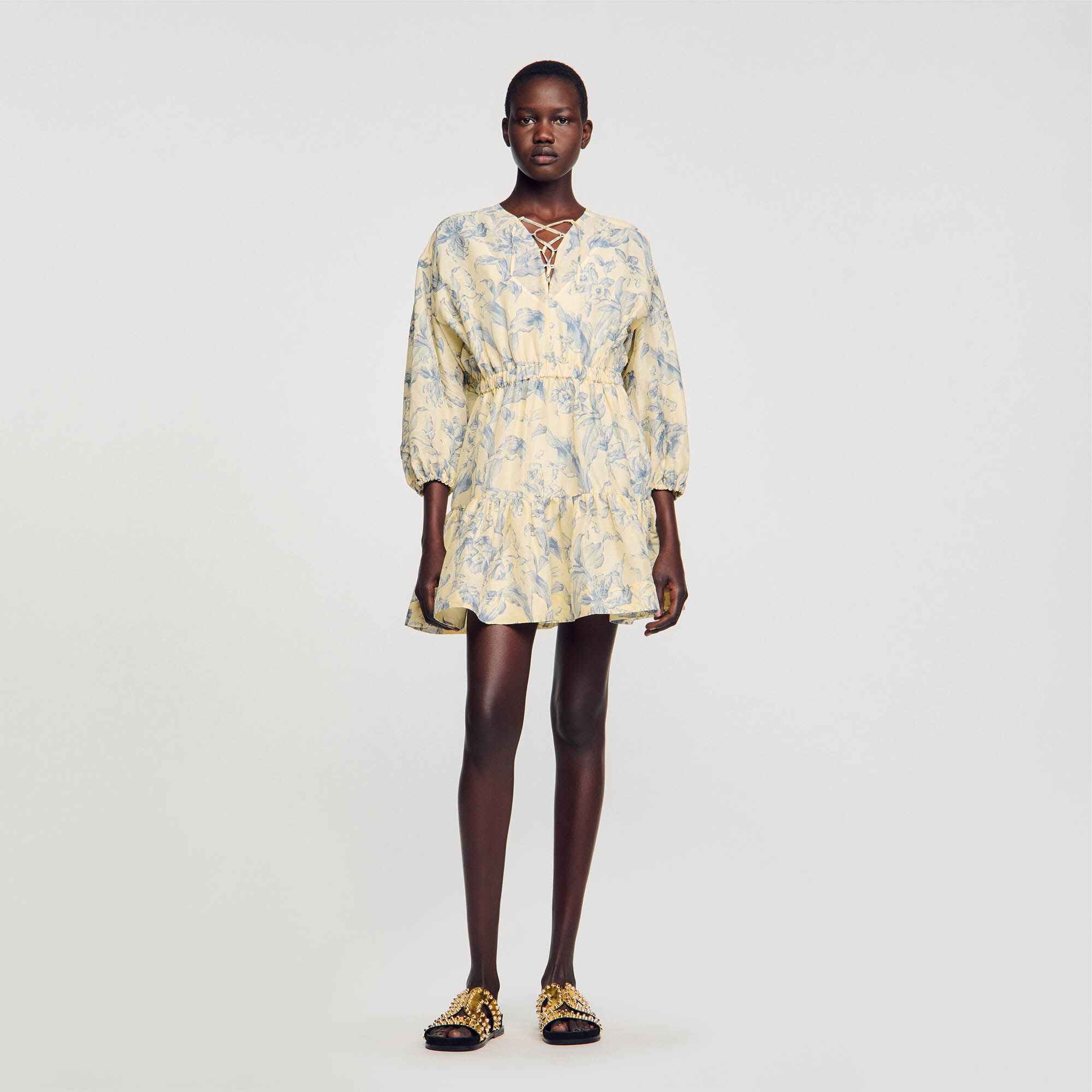 Robe a imprime fleuri