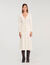 Robe longue en maille fantaisie