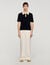 Zweifarbiges Poloshirt