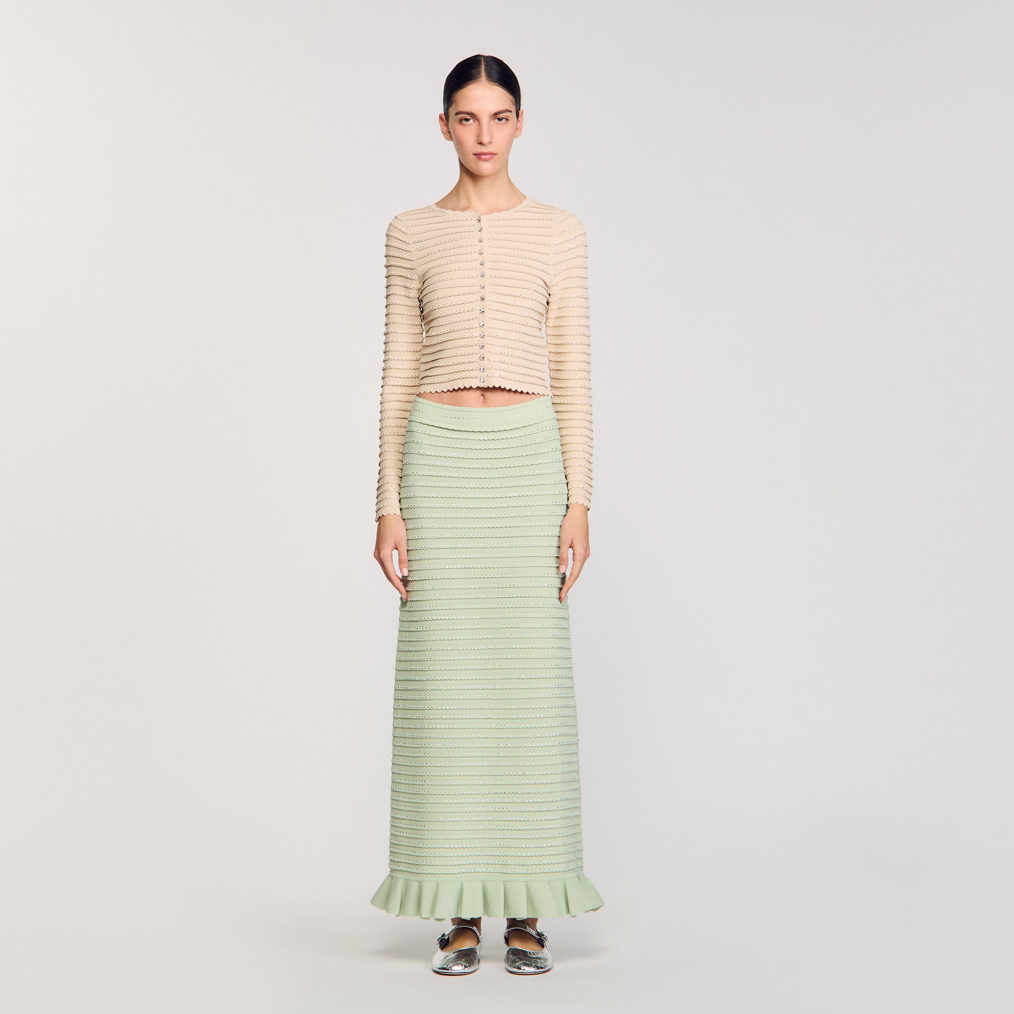 Cardigan strassé