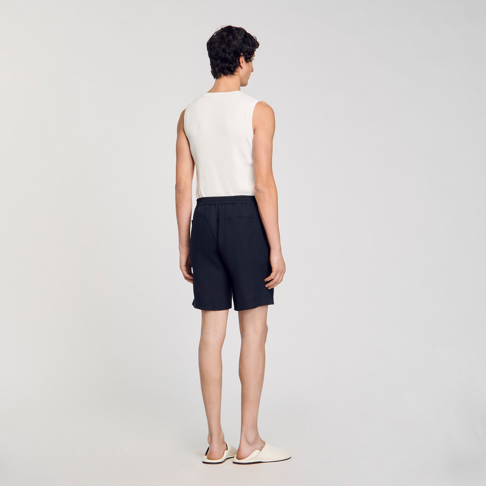 Shorts aus Leinen