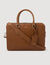 Large grained leather briefcase