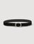 Ceinture large en cuir