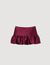 Mini short jupe en satin