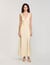 Satin-effect maxi dress