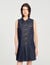 Robe courte en denim