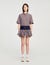 Checked skort