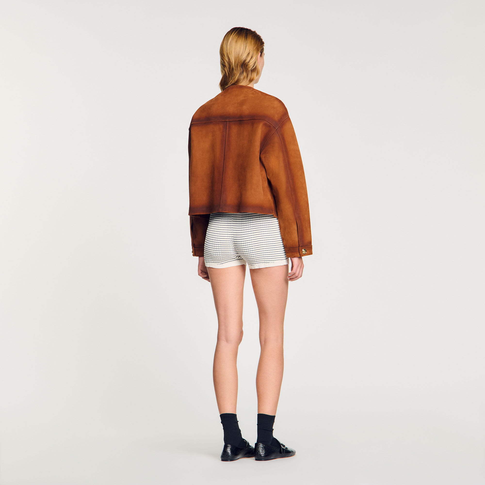 Blouson en suède