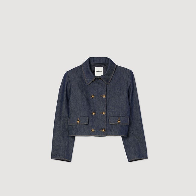 Denim tailored jacket