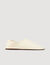 Slippers en cuir grainé