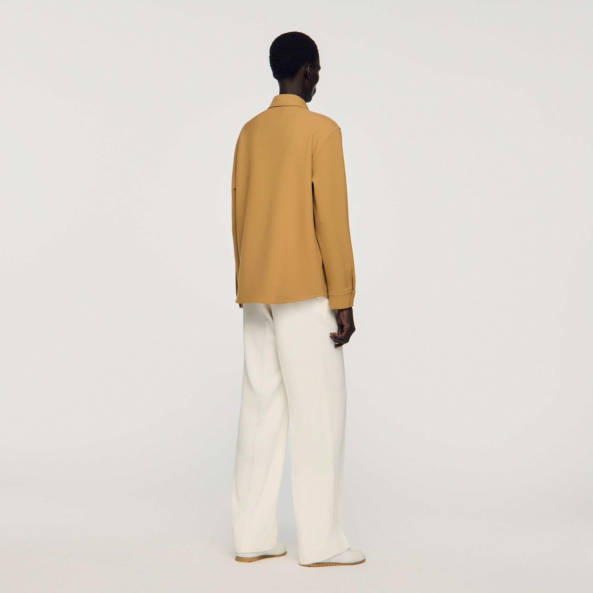 Chemise en jersey &agrave; manches longues