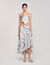 Spiral-motif maxi skirt