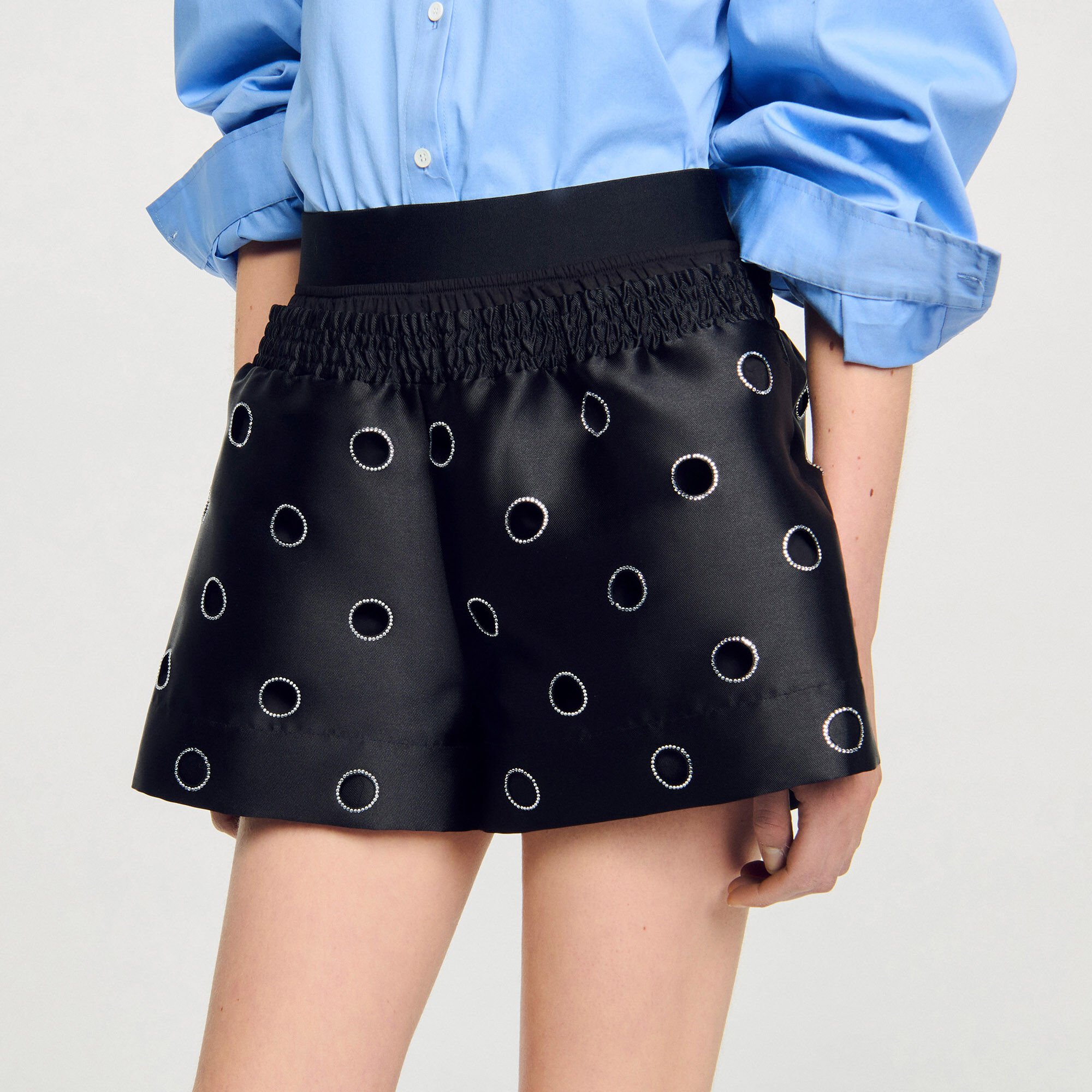 Rhinestone shorts