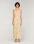Langes Kleid mit Blumendruck