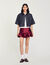 Mini short jupe en satin