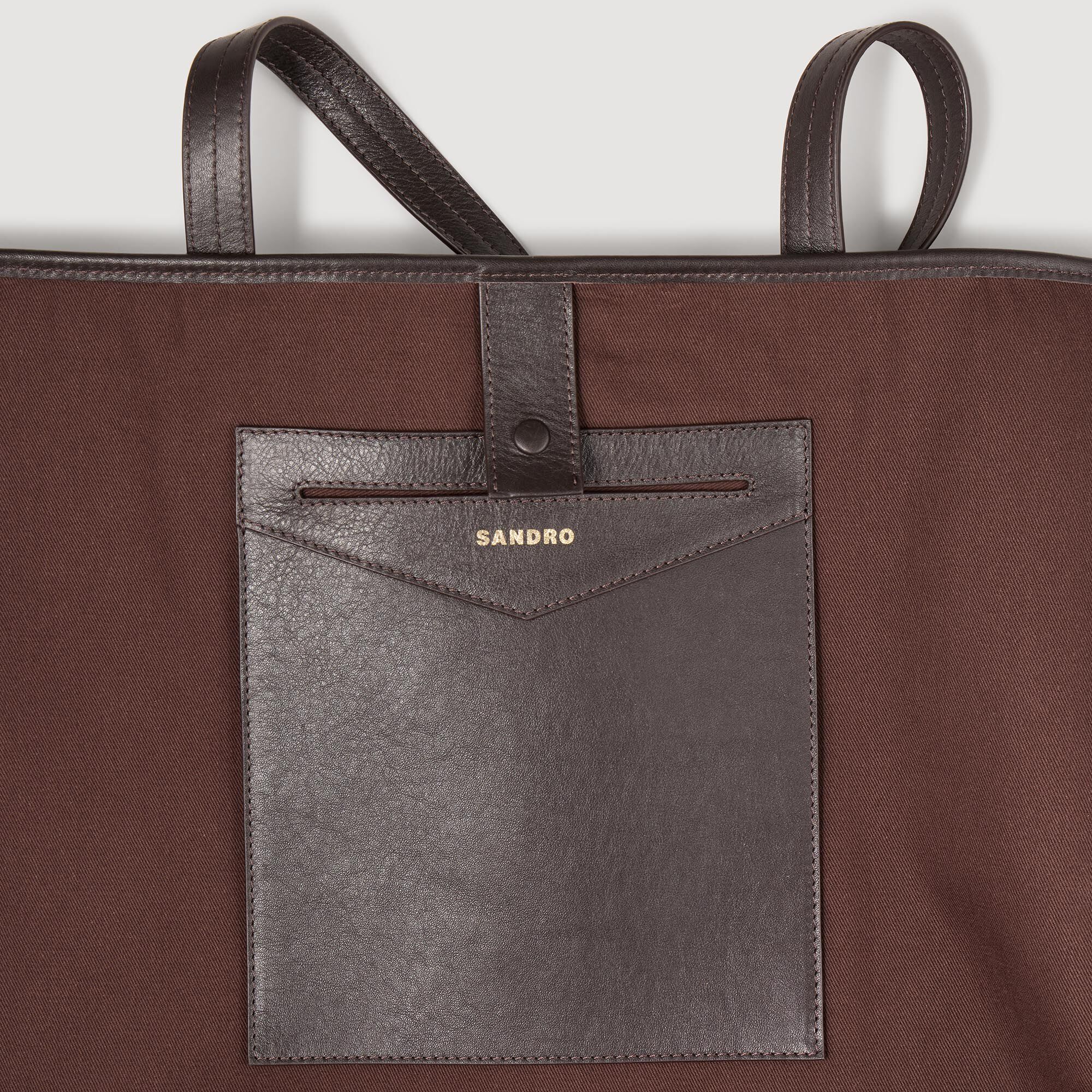 Sac cabas en suède