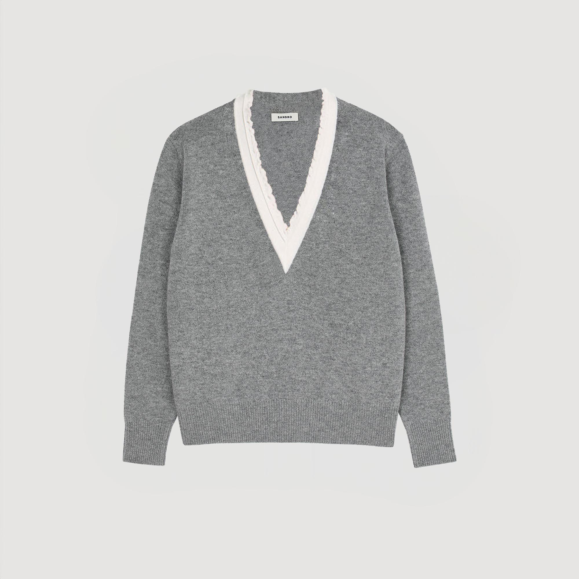 V-neck jumper