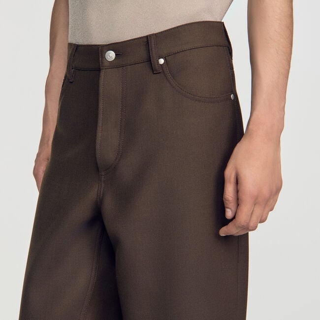 Pantalon droit cinq poches - Homme | Sandro