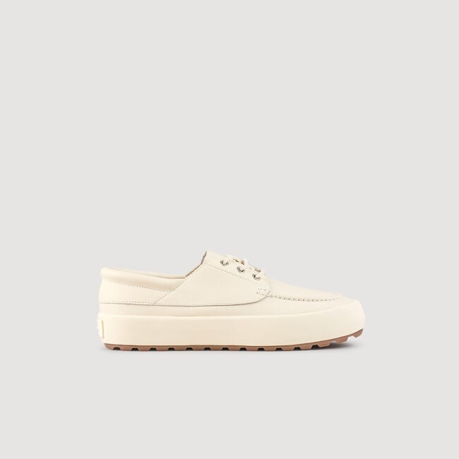 Segelschuhe aus Leder