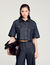 Grand sac en cuir brillant