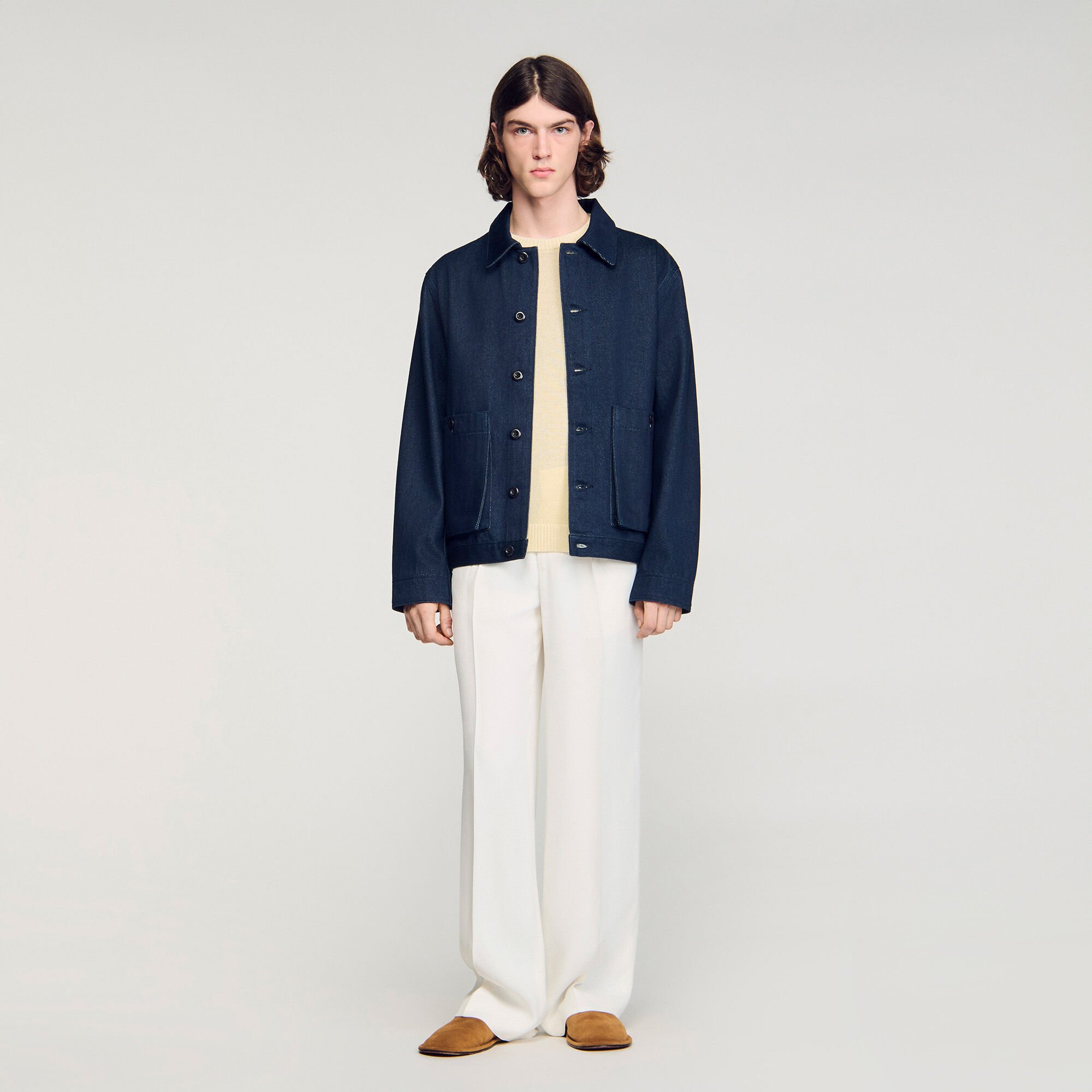 Worker-Jacke aus Denim