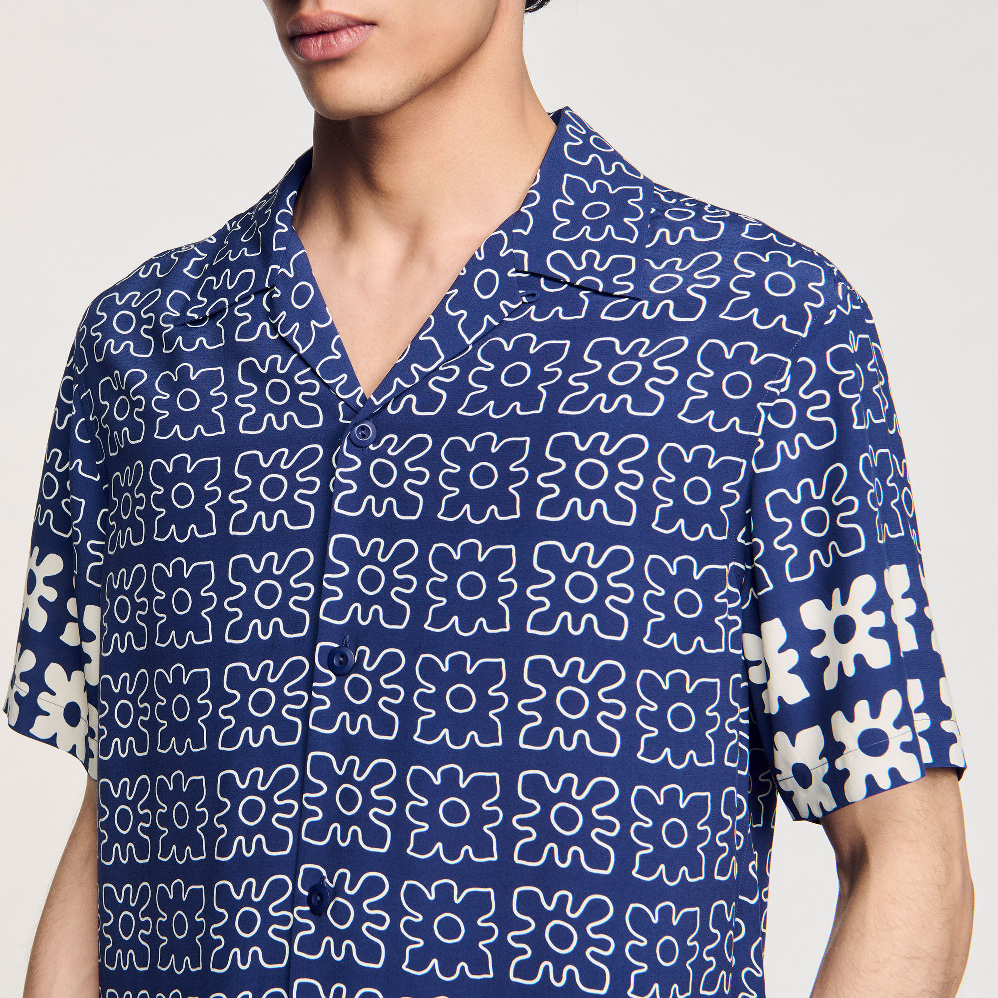 Hemd mit Blumenprint