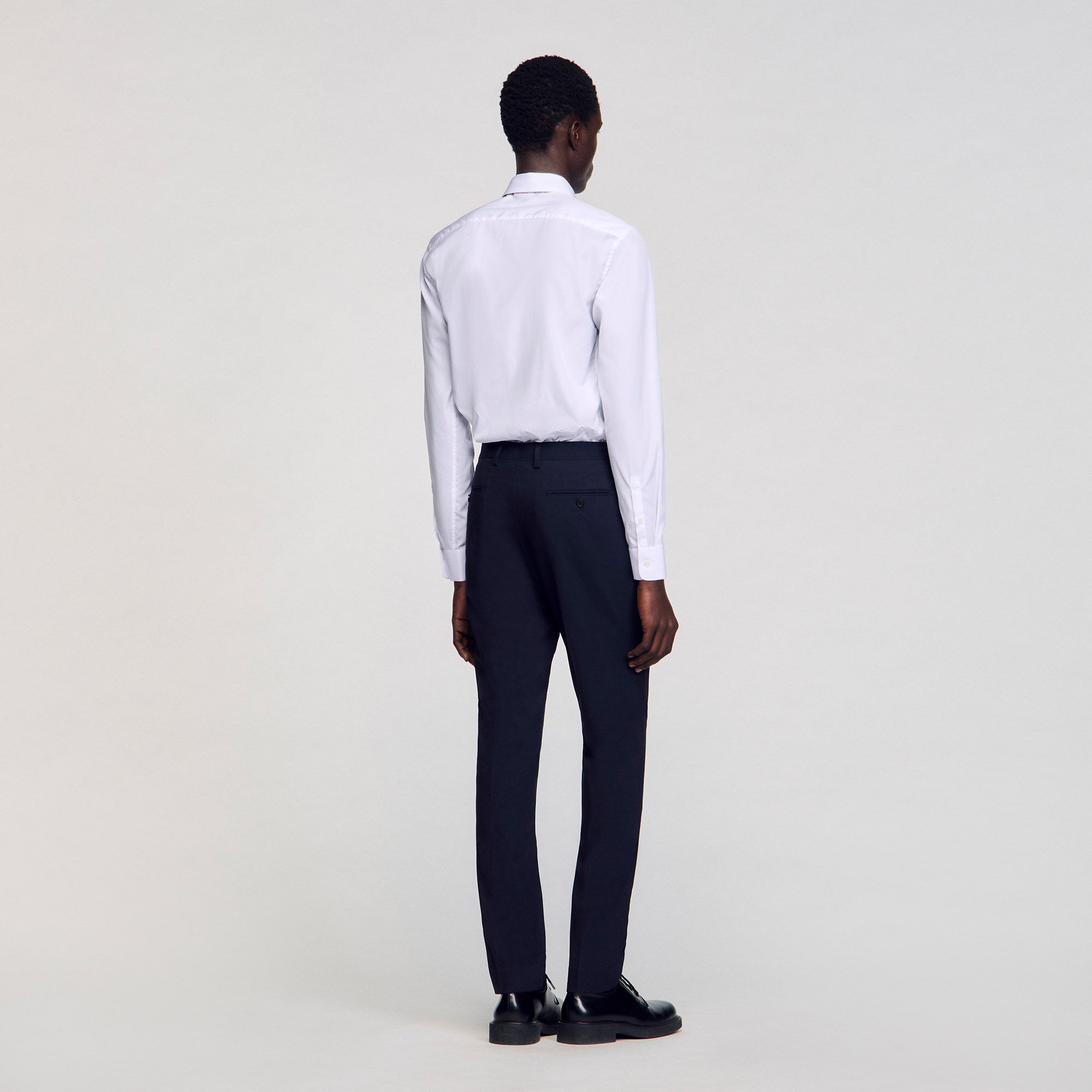 Pantalon de costume classique en laine