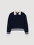 Strickpullover mit Zopfmuster