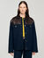 Blouson aus Denim und Leder