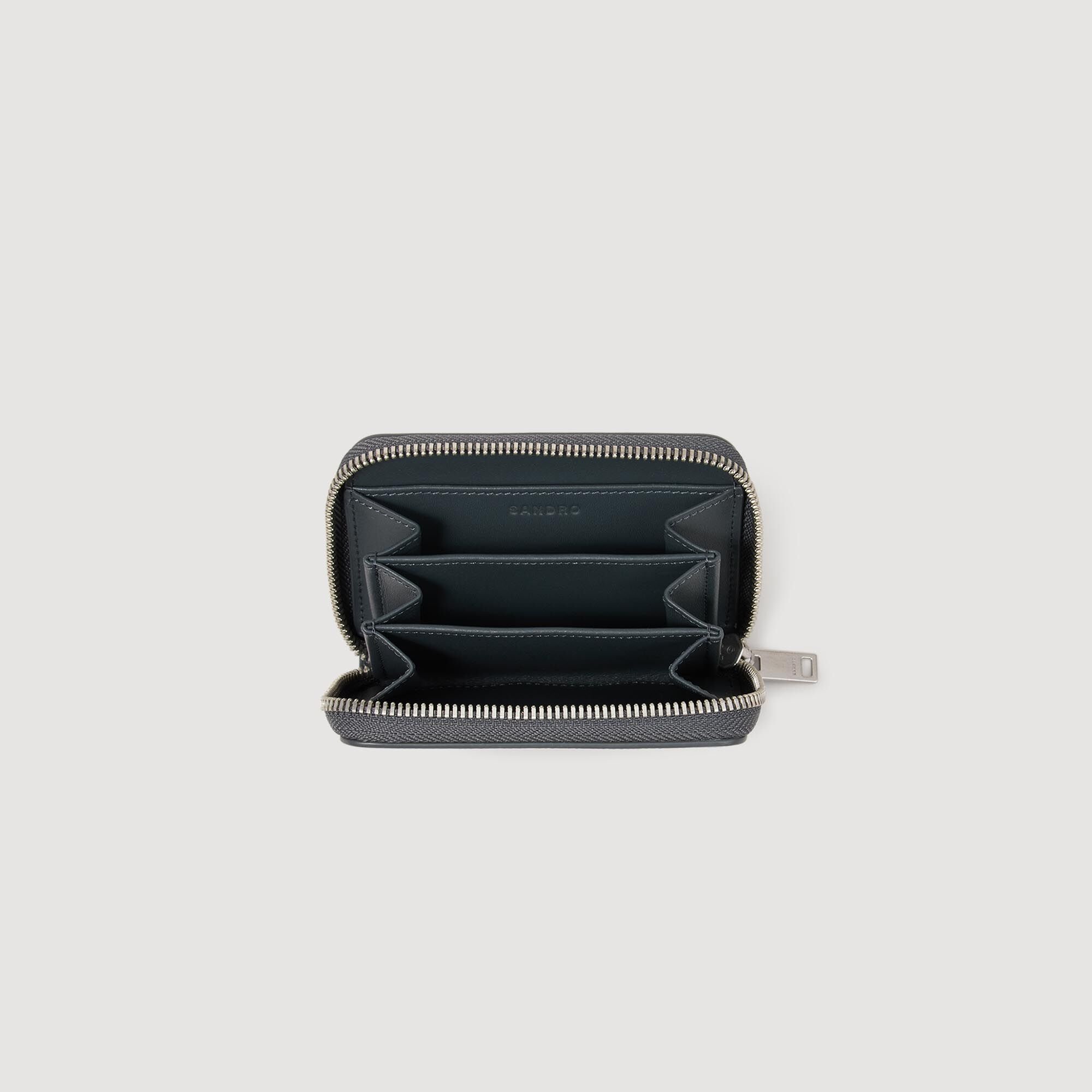 Porte-monnaie zippé à cordon
