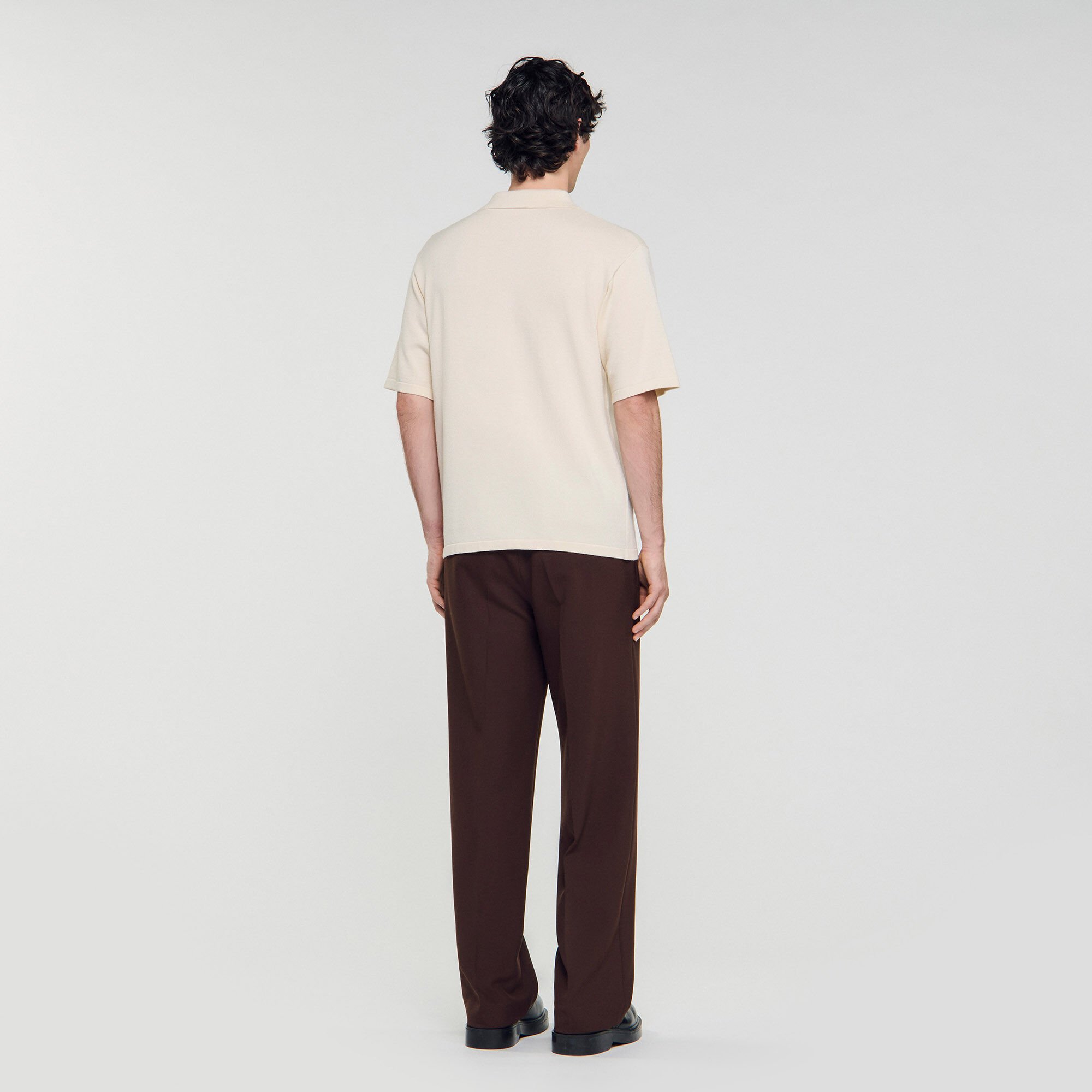 Polo à broderie corde
