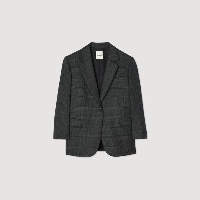 Karierter Blazer