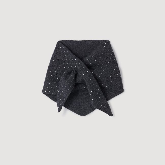Wool and cashmere scarf