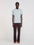 Linen polo shirt
