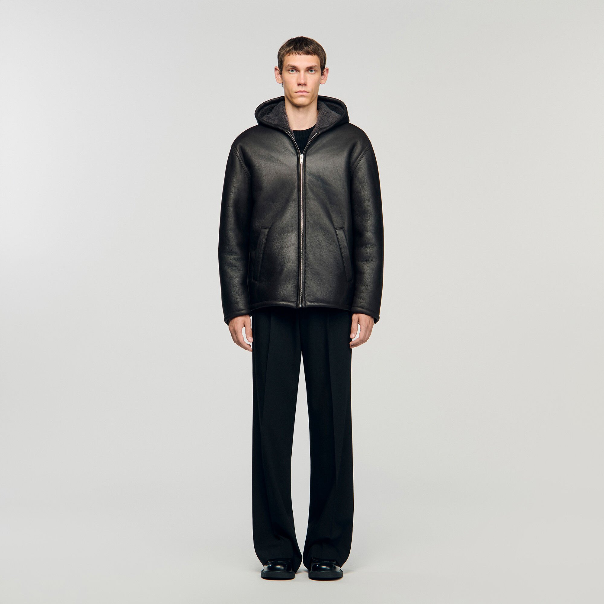 Shearling leather jacket