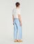 Wide-leg trousers with creases
