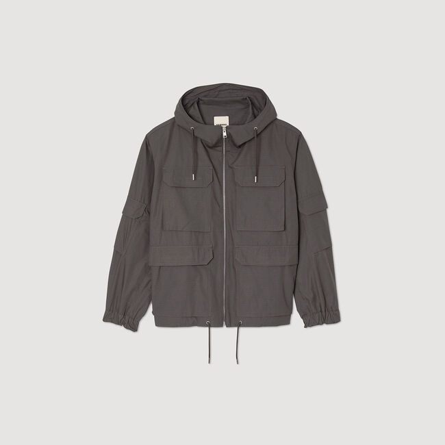 Parka militaire à capuche