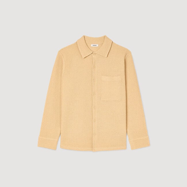 Chemise oversize en maille
